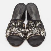 Pre-owned Lace sandals Dolce & Gabbana Pre-owned , Black , Dames