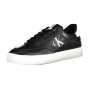 Sportieve zwarte damessneakers met logoprint Calvin Klein , Black , Da...