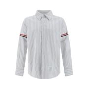 Klassieke Witte Overhemd Thom Browne , Gray , Heren