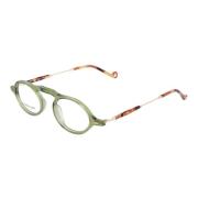 Ronde metalen en acetaatbrillen Eyepetizer , Green , Unisex