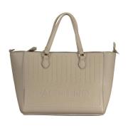 Beige Schoudertas met Contrastdetails Valentino by Mario Valentino , B...