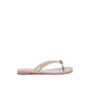 Flip Flops Casadei , Beige , Dames