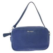 Pre-owned Canvas clutches Prada Vintage , Blue , Dames