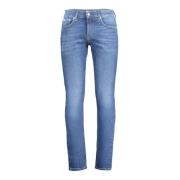 Slim Denim Jeans Blauw Heren Calvin Klein , Blue , Heren