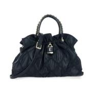 Geëmbosseerde Octavia Kleine Tote Tas Ermanno Scervino , Black , Dames