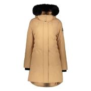 Parka met afneembare bontkraag Moose Knuckles , Beige , Dames