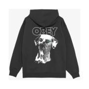 Stijlvolle Sweatshirt voor Mannen en Vrouwen Obey , Black , Heren