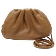 Pre-owned Leather shoulder-bags Bottega Veneta Vintage , Brown , Dames