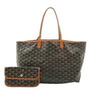 Pre-owned Canvas shoulder-bags Goyard Vintage , Black , Dames