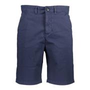 Blauwe Bermuda Shorts van Katoen met Logo North Sails , Blue , Heren