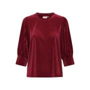 Rode Polyester Blouse Tops Kaffe , Red , Dames