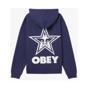 Stijlvol Sweatshirt voor een Moderne Look Obey , Blue , Heren