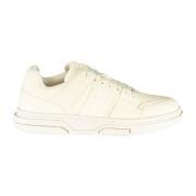 Sportieve witte vetersneakers met contrastdetails Tommy Hilfiger , Whi...