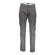 Grijze Katoenen Jeansbroek, Klassieke Pasvorm Gant , Gray , Heren