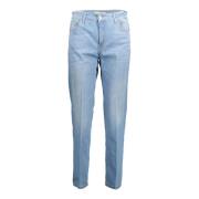 Blauwe Denim Dames Jeans, 5 Zakken Kocca , Blue , Dames