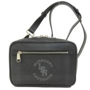 Pre-owned Canvas shoulder-bags Burberry Vintage , Black , Dames