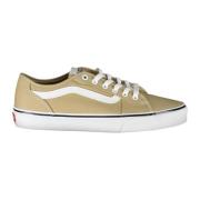 Heren Beige Sneakers met Contrastdetails Vans , Beige , Heren