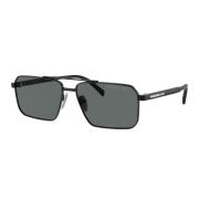 PR A57S 1Ab5Z1 Sunglasses Prada , Black , Heren