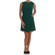 Groene A-lijn Kokerjurk Dolce & Gabbana , Green , Dames