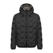 Zwarte winterjas met ritssluiting Colmar , Black , Heren