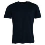 Navy Katoenen T-shirt met Ronde Hals Dolce & Gabbana , Blue , Heren