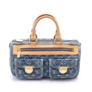 Pre-owned Denim handbags Louis Vuitton Vintage , Blue , Dames