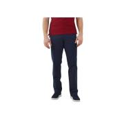 Heren Geruite Straight Fit Broek Tommy Hilfiger , Blue , Heren