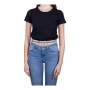 Dames Ondergoed T-shirt Moschino , Black , Dames