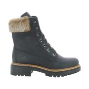 Stijlvolle Dames Veterschoenen in Zwart 72630 W23 Rieker , Black , Dam...