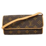 Pre-owned Canvas louis-vuitton-bags Louis Vuitton Vintage , Brown , Da...