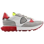 Lage Man Mondial Sneakers Wit Grijs Philippe Model , Multicolor , Here...