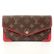 Pre-owned Canvas wallets Louis Vuitton Vintage , Brown , Dames