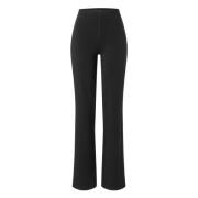 Zwarte Uitlopende Elastische Taillebroek MAC , Black , Dames