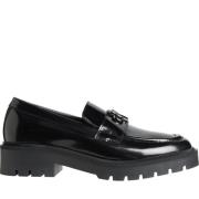 Zwarte Combat Loafers voor Vrouwen Calvin Klein Jeans , Black , Dames