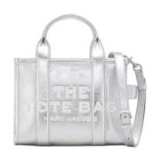 Zilveren Kleine Tote Tas Marc Jacobs , Gray , Dames