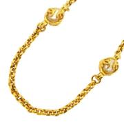 Pre-owned Metal chanel-jewelry Chanel Vintage , Yellow , Dames