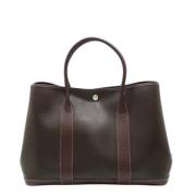 Pre-owned Leather handbags Hermès Vintage , Brown , Dames