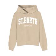 Katoenen hoodie voor sportieve chique look MC2 Saint Barth , Beige , D...