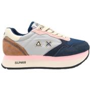 Multicolor Sneakers - Kelly Navy Blue Sun68 , Multicolor , Dames