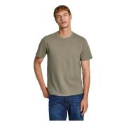 Connor T-shirt Pepe Jeans , Green , Heren