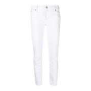 Witte Bull Skinny Jeans Dsquared2 , White , Dames