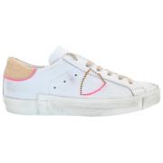 Lage Vrouw Veau Broderie Sneakers Philippe Model , Multicolor , Dames