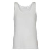 Witte Top met Dale Detail Anine Bing , White , Dames