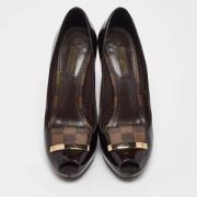 Pre-owned Fabric heels Louis Vuitton Vintage , Brown , Dames