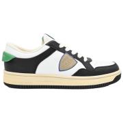 Lyon Low Sneakers in Wit/Zwart Philippe Model , Multicolor , Heren