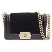 Pre-owned Leather chanel-bags Chanel Vintage , Black , Dames