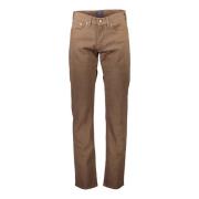 Bruine Katoenen Jeans Gant , Brown , Heren