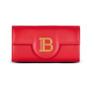 B-Buzz leren portemonnee Balmain , Red , Dames