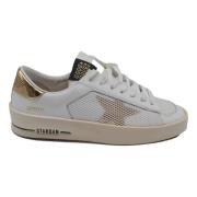 Stardan White Gold Sneakers Golden Goose , Multicolor , Heren