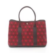 Pre-owned Leather handbags Hermès Vintage , Red , Dames